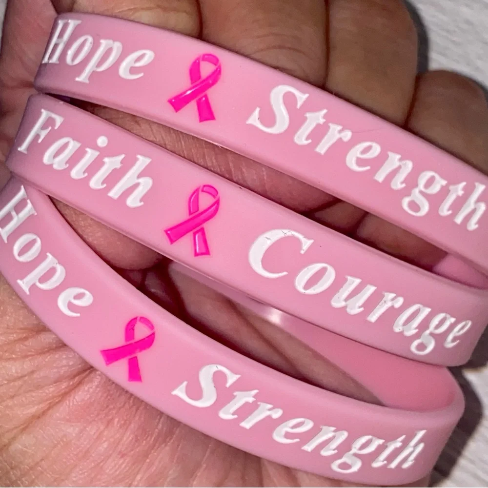 Pink Awareness Wristbands